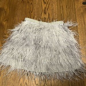 Queen of sparkles feather skirt never worn